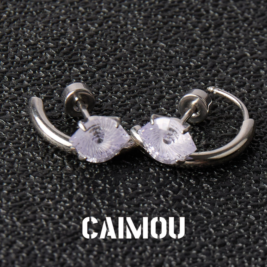 Evil Eye Zircon Stud Earrings