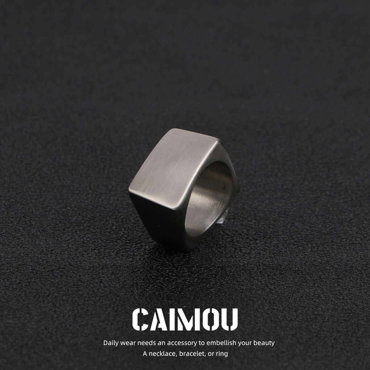 💍Solid color ring
