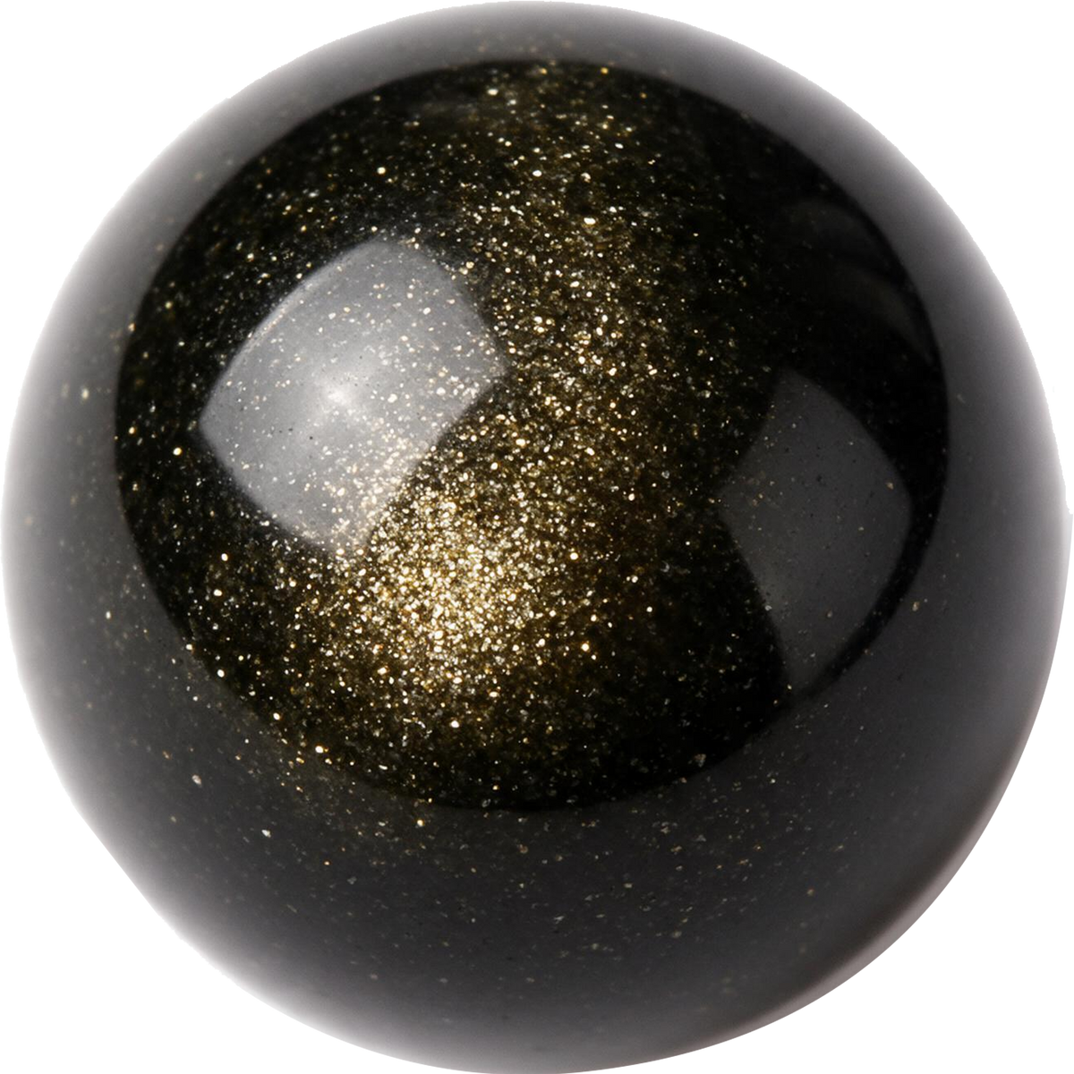 10mmGold Obsidian Beads