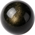 12mmGold Obsidian Beads