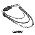 Cross-shaped multi-layered trouser chain
