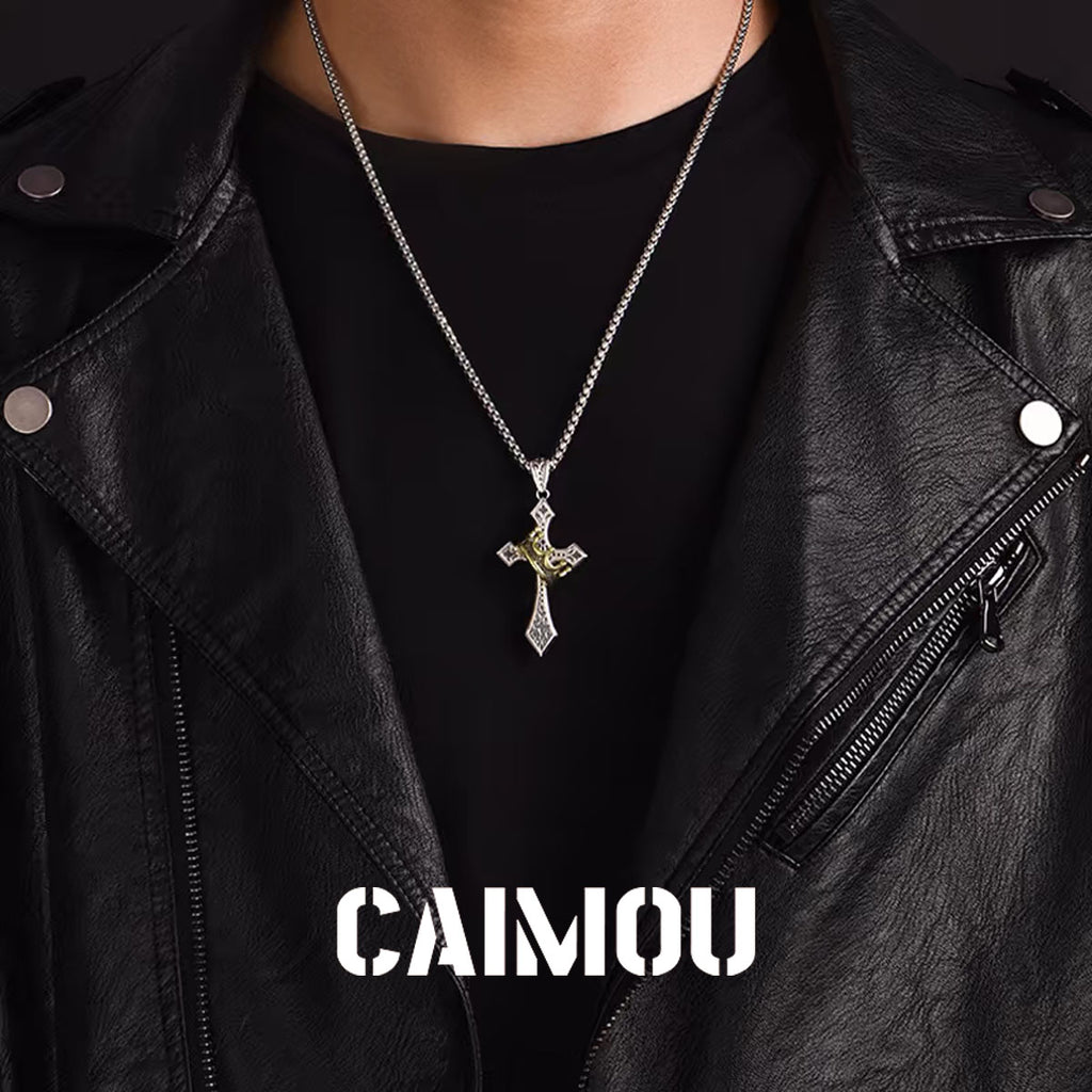 👑✝️ Crown Cross Necklace