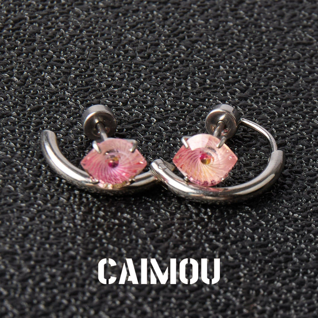 Evil Eye Zircon Stud Earrings