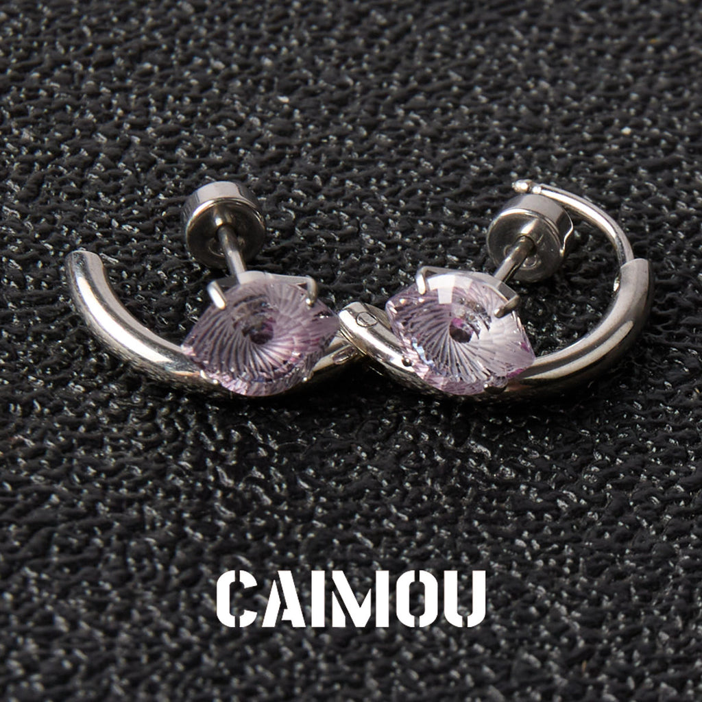Evil Eye Zircon Stud Earrings