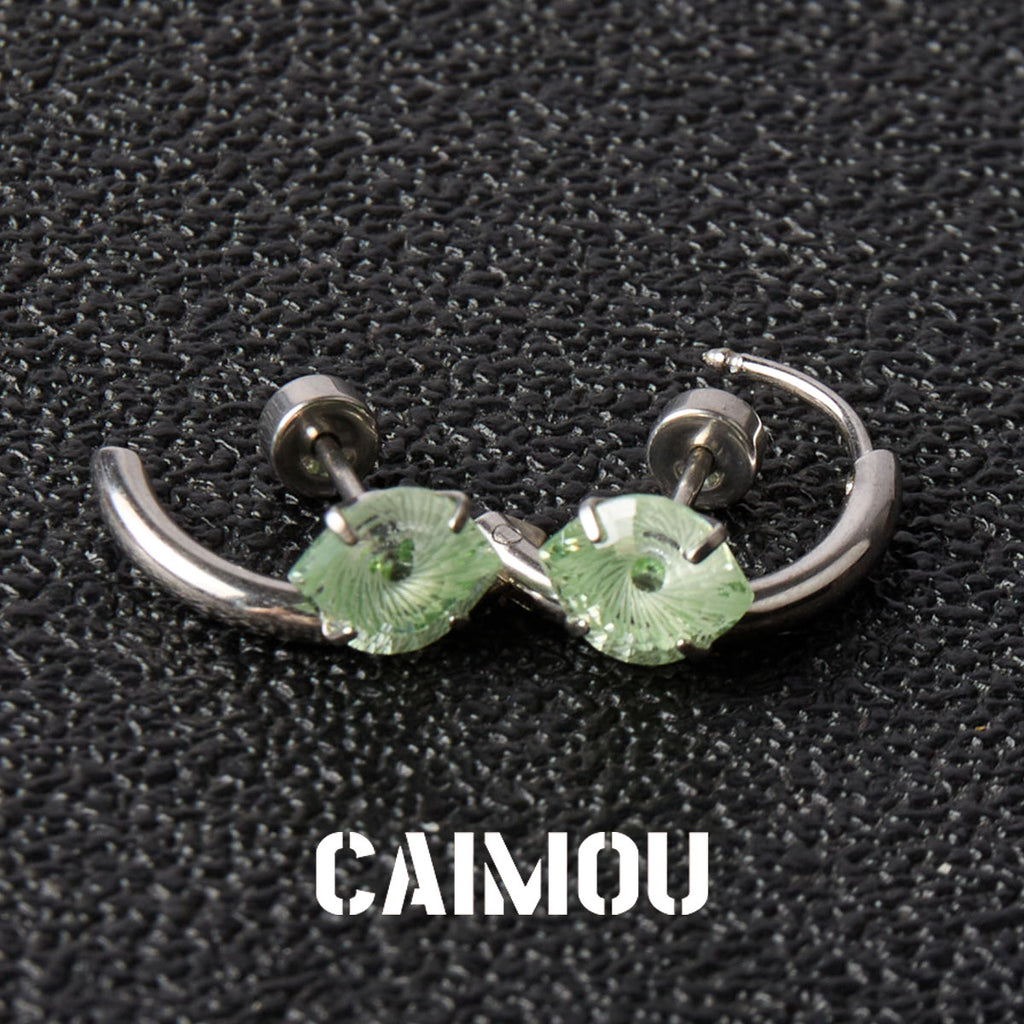 Evil Eye Zircon Stud Earrings