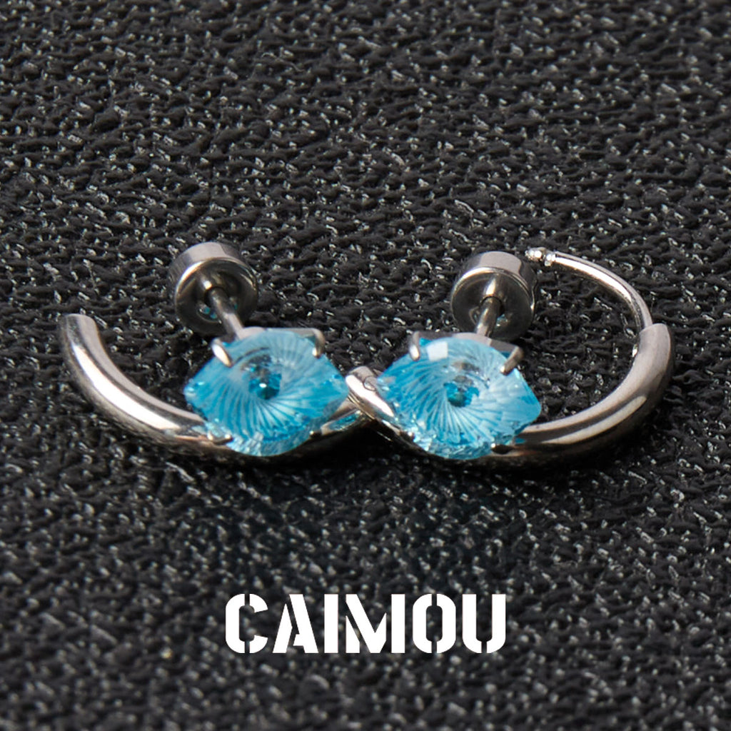 Evil Eye Zircon Stud Earrings