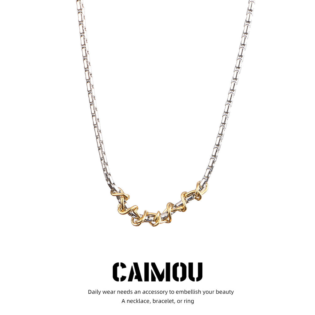 golden thorn necklace