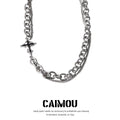 Dark Cross Necklace