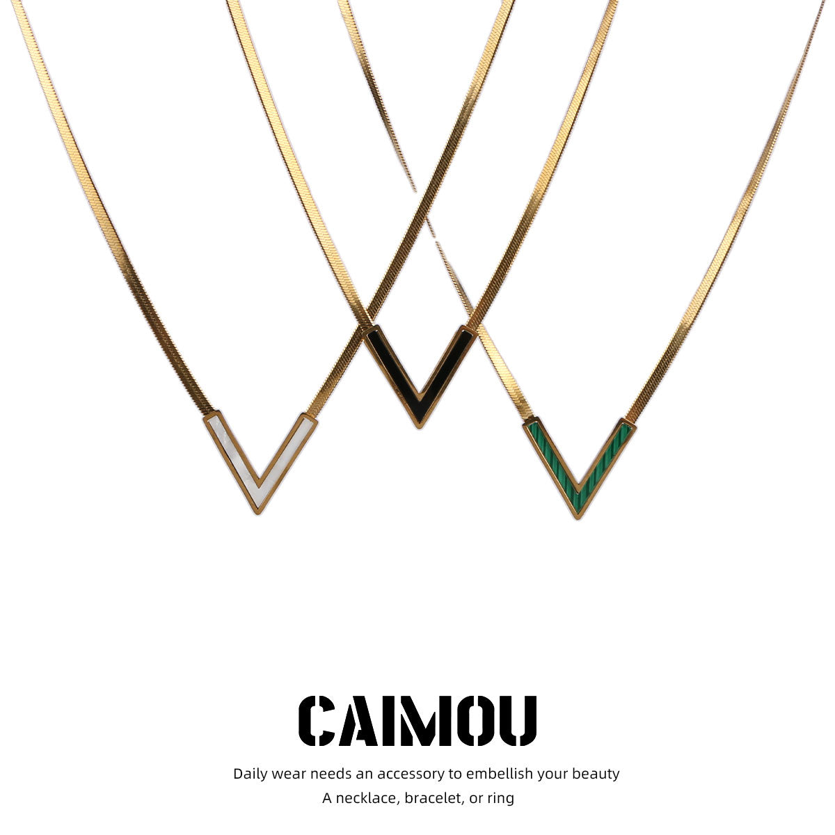 V-Shape Choker Necklace