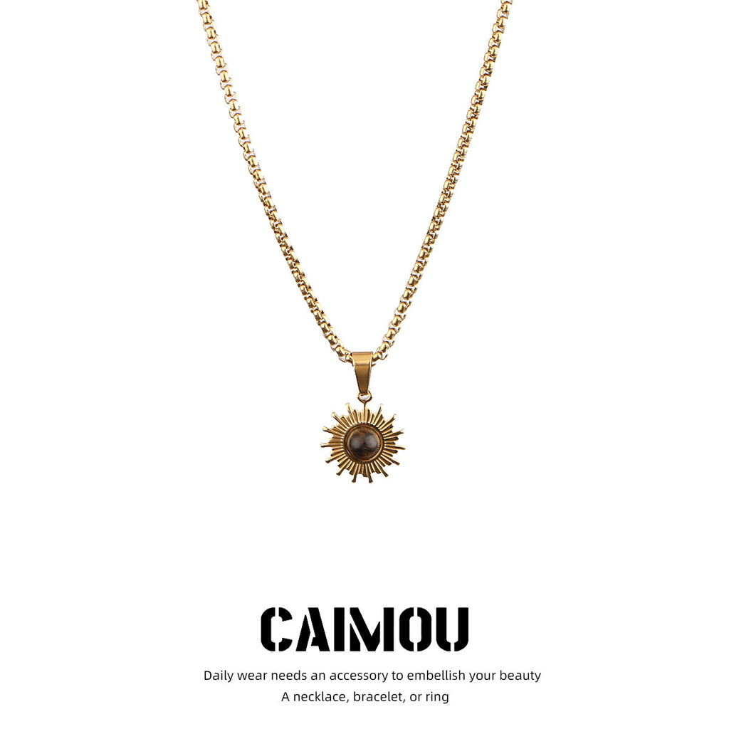 Sun Pendant Necklace