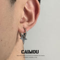 Star Hoop Earrings