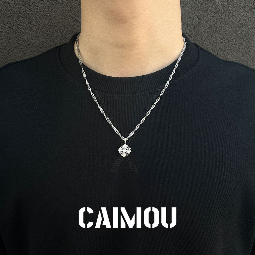 Vintage Cross Choker Necklace