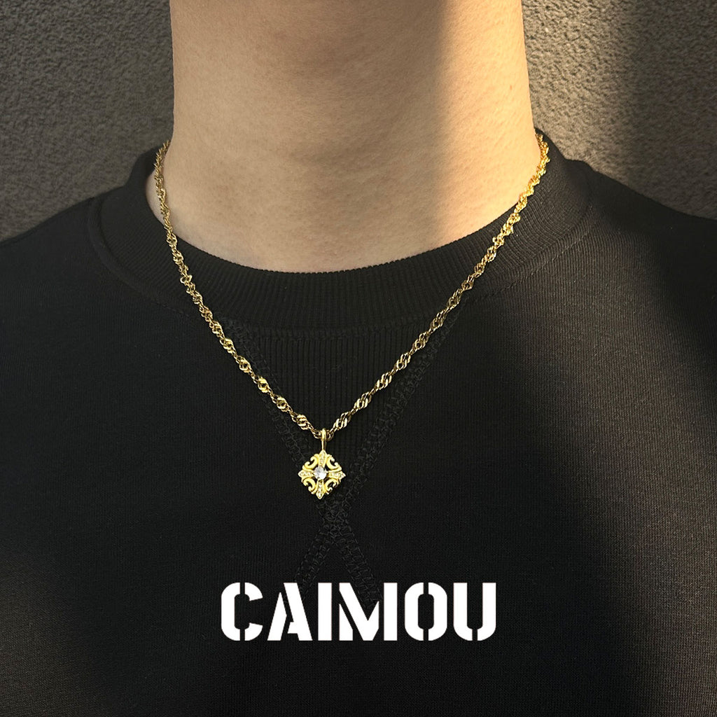 Vintage Cross Choker Necklace