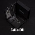 Black Icon Cross Necklace