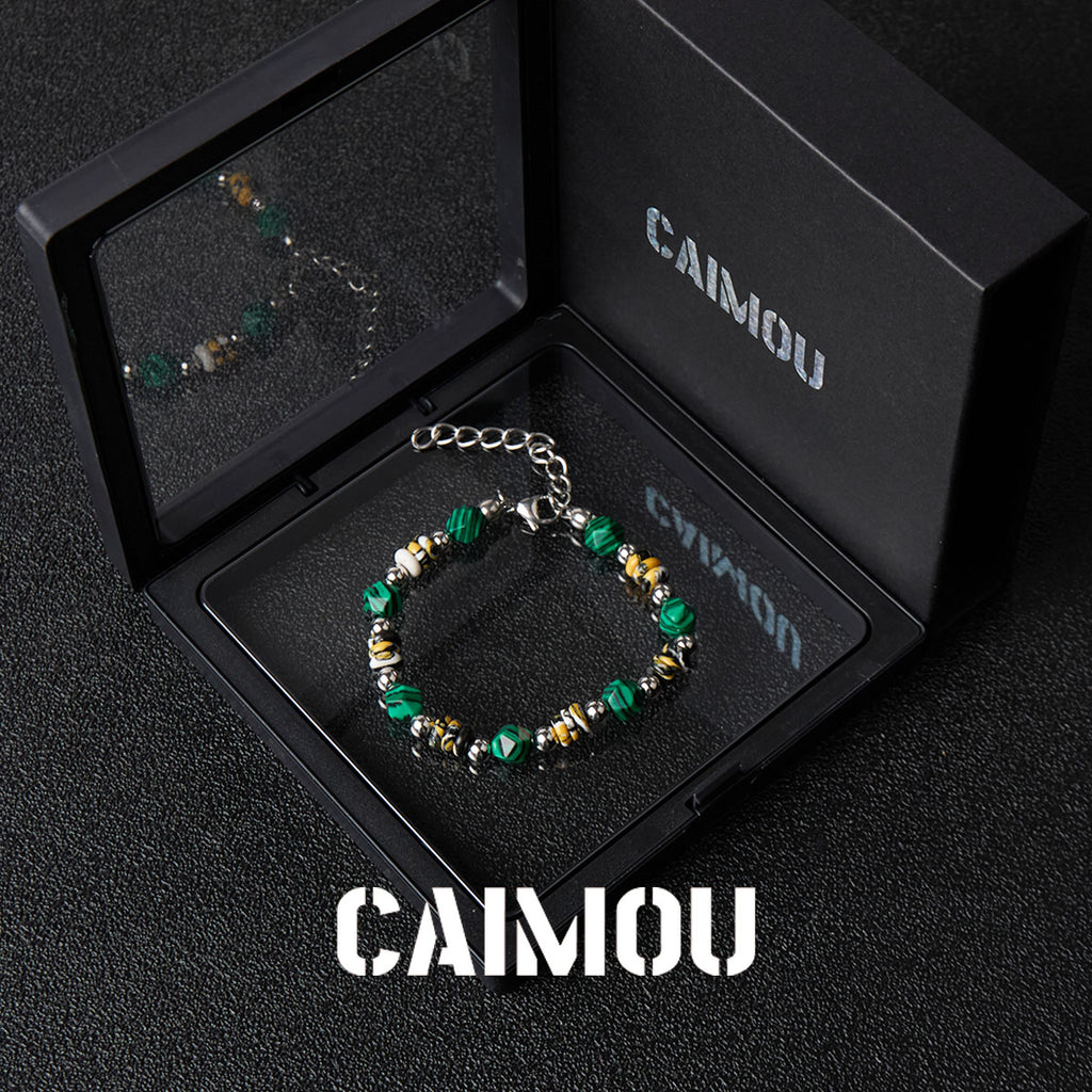Malachite Beaded Bracelet