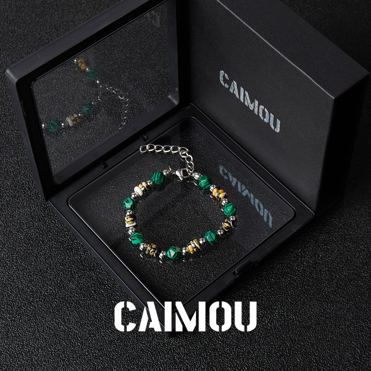 Malachite Beaded Bracelet